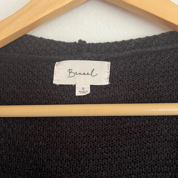 Becaal Black Hooded Cardigan - Picture 4 of 4